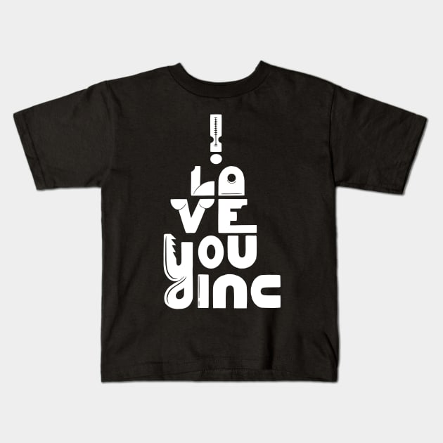 I love you Kids T-Shirt by Merchsides